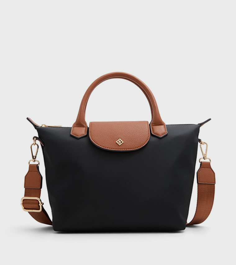 CHRISELL Snap Closure Tote Bag