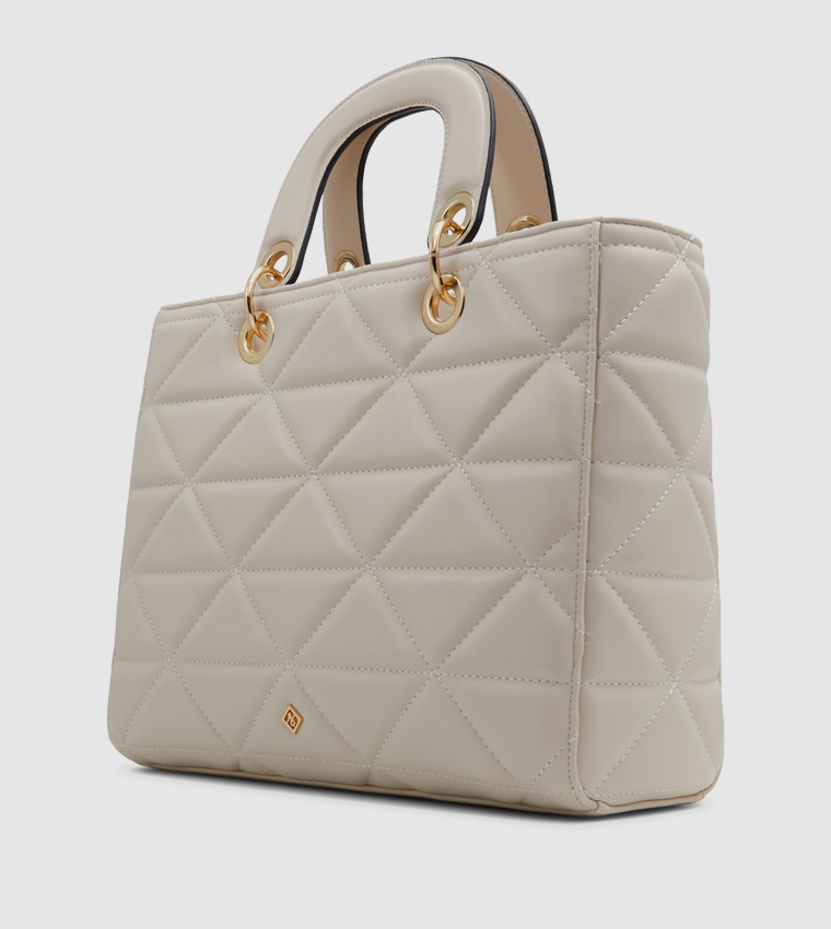 CHRISSIE Quilted Tote Bag