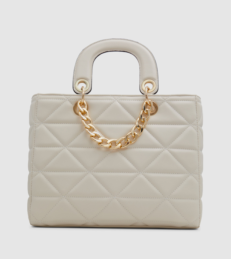 CHRISSIE Quilted Tote Bag