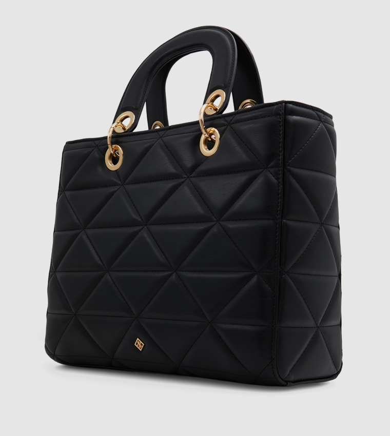 CHRISSIE Quilted Tote Bag