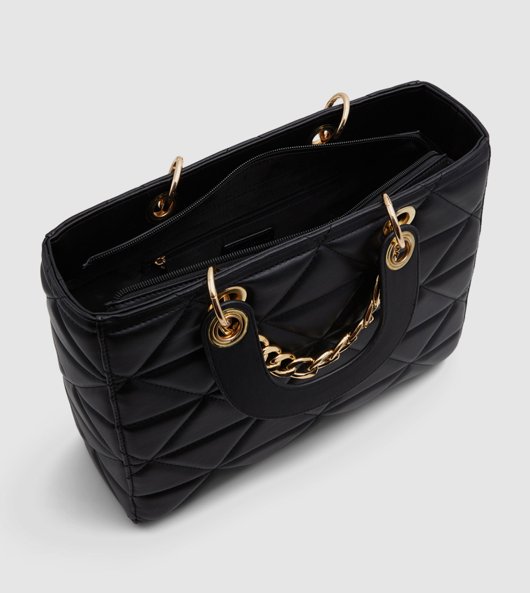 CHRISSIE Quilted Tote Bag