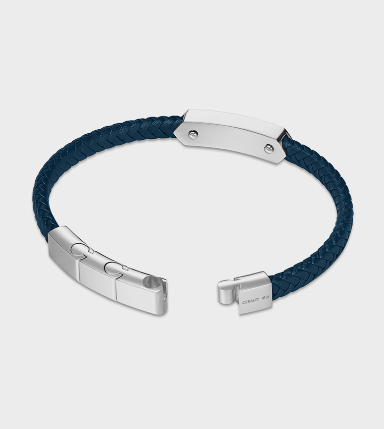 SANDRO Stainless Steel Detail Braided Bracelet