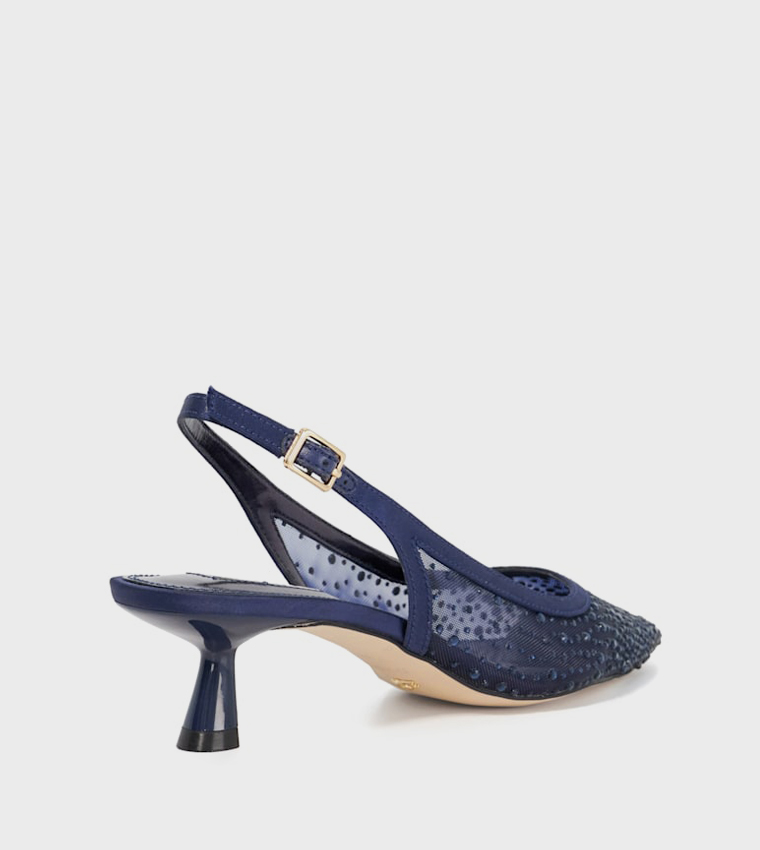 CIANA Embellished Slingback Pumps