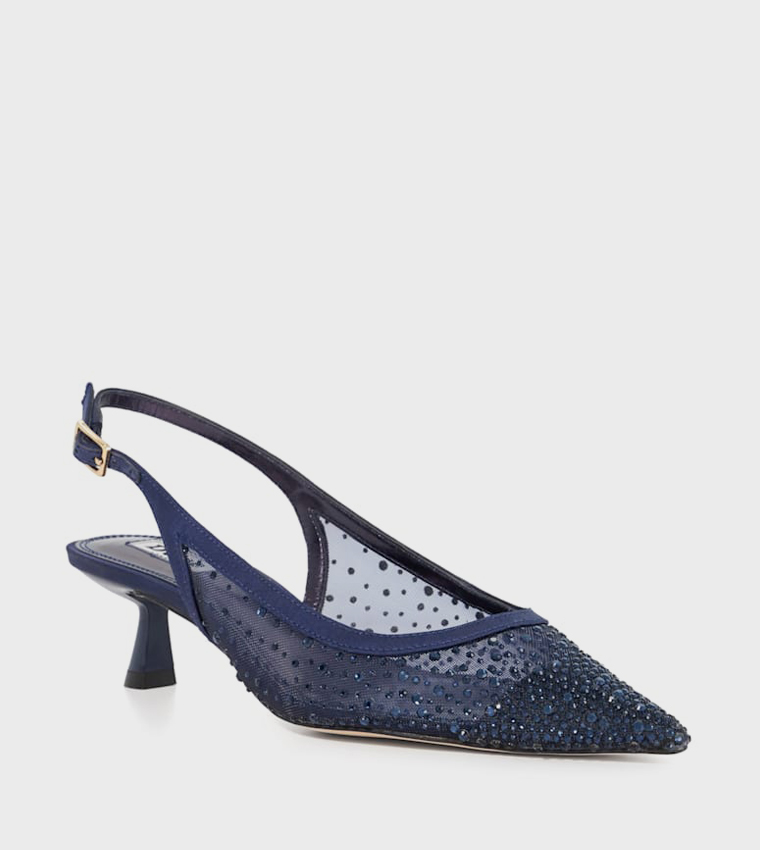 CIANA Embellished Slingback Pumps