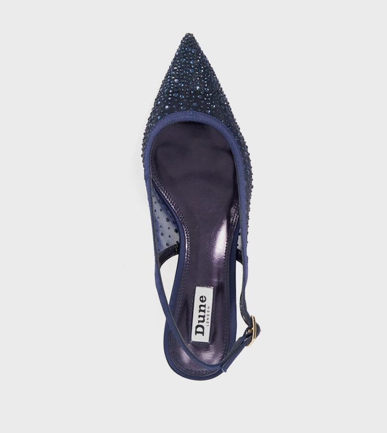 CIANA Embellished Slingback Pumps