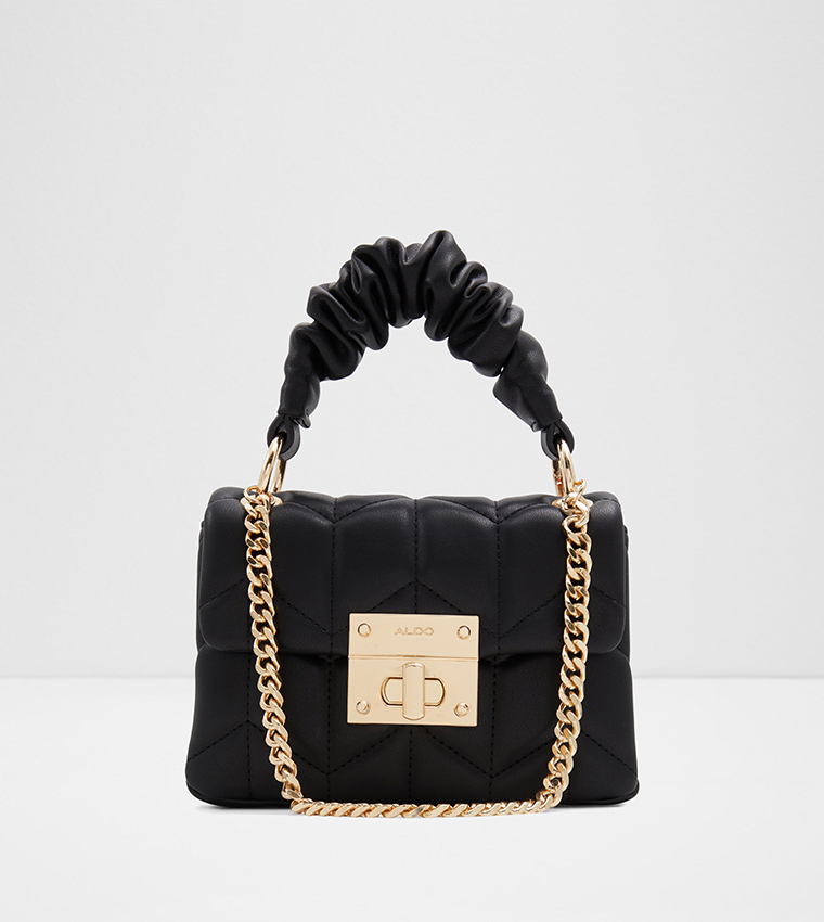 Buy Aldo CIANA Quilted Chain Detail Mini Bag In Black 6thStreet UAE