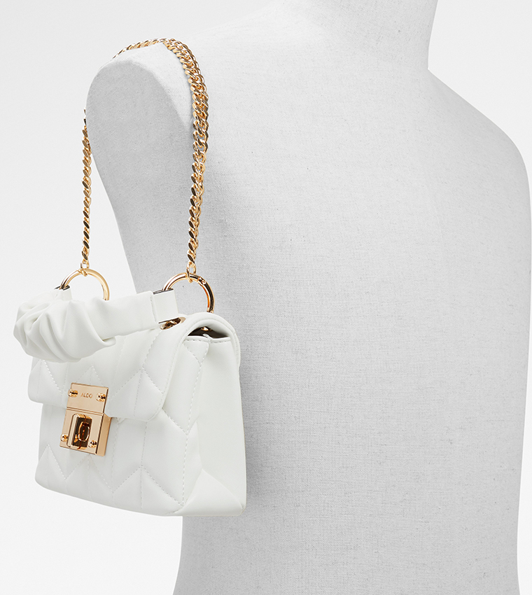 Buy Aldo CIANA Quilted Chain Detail Mini Bag In White 6thStreet