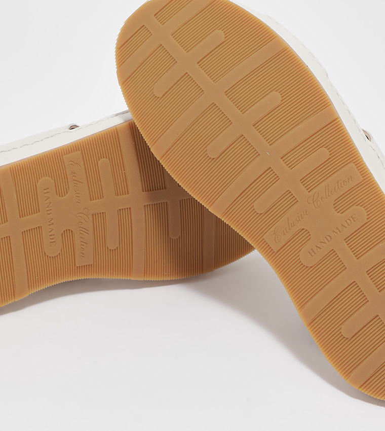 Round Toe Flat Sandals