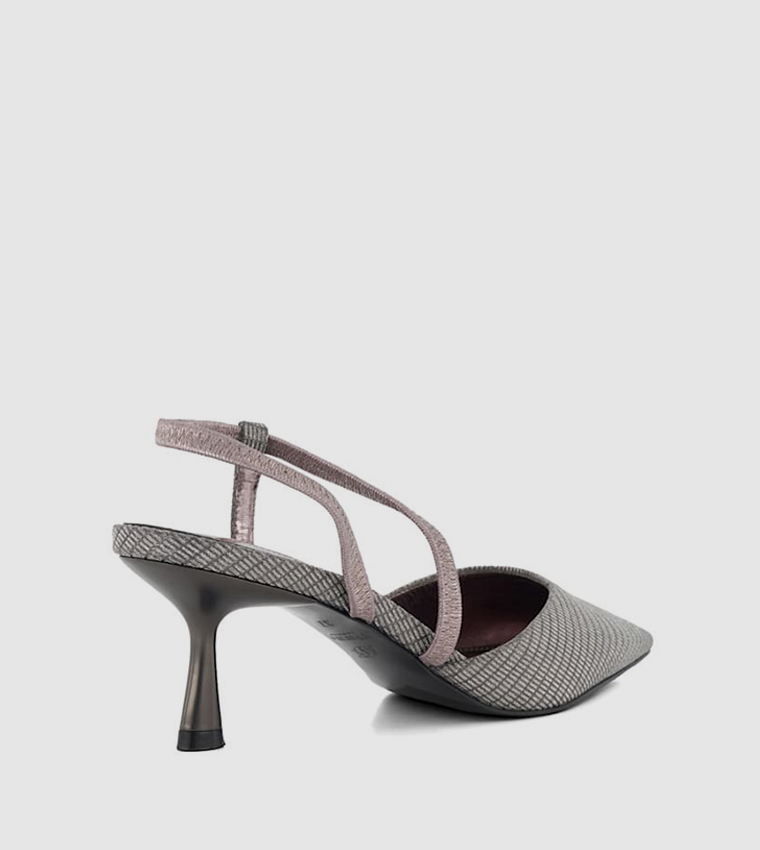 Grey on sale slingback pumps