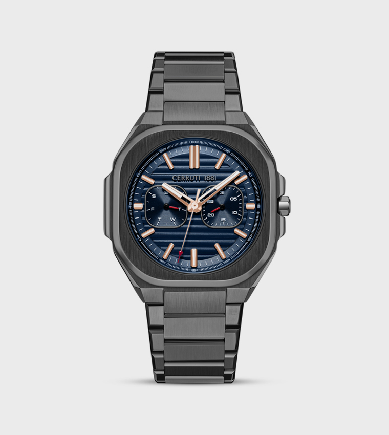 LEADRI Stainless Steel Chronograph Watch