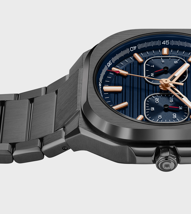 LEADRI Stainless Steel Chronograph Watch