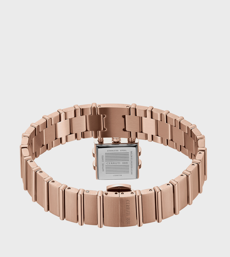 ADRIA Brown Mirror Dial Watch