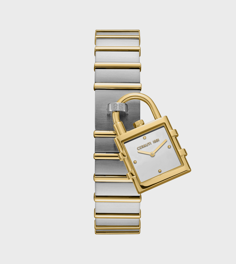 ADRIA White Mirror Dial Watch