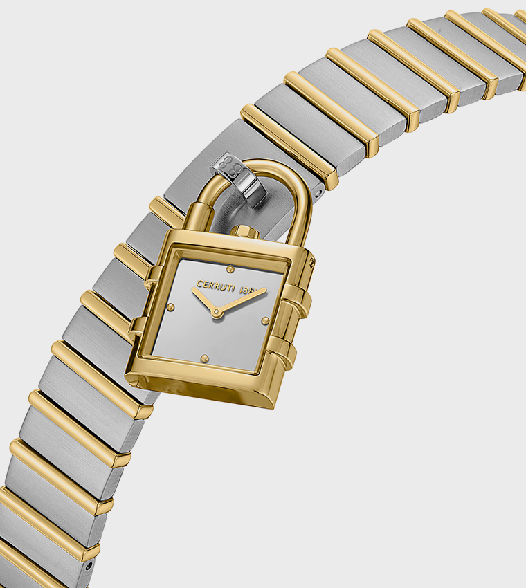 ADRIA White Mirror Dial Watch