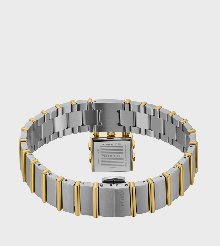 ADRIA White Mirror Dial Watch