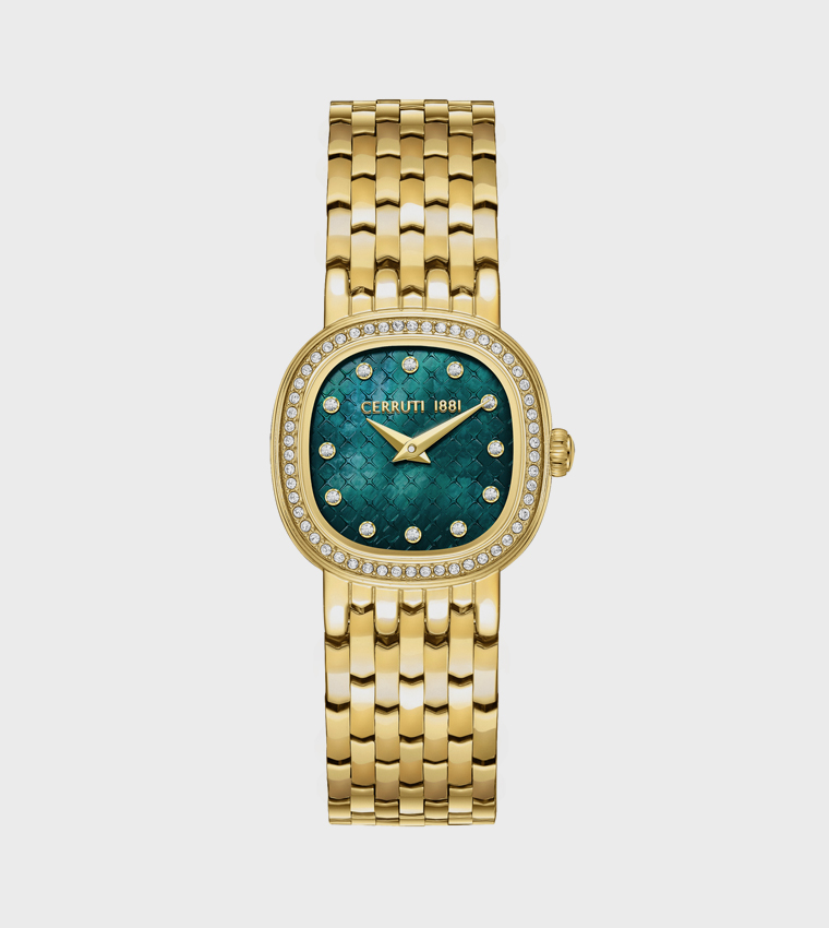 GRESTA Green MOP Dial Watch