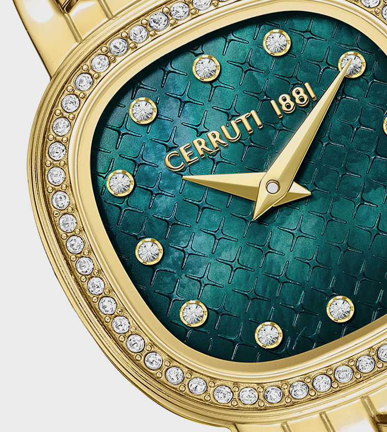 GRESTA Green MOP Dial Watch