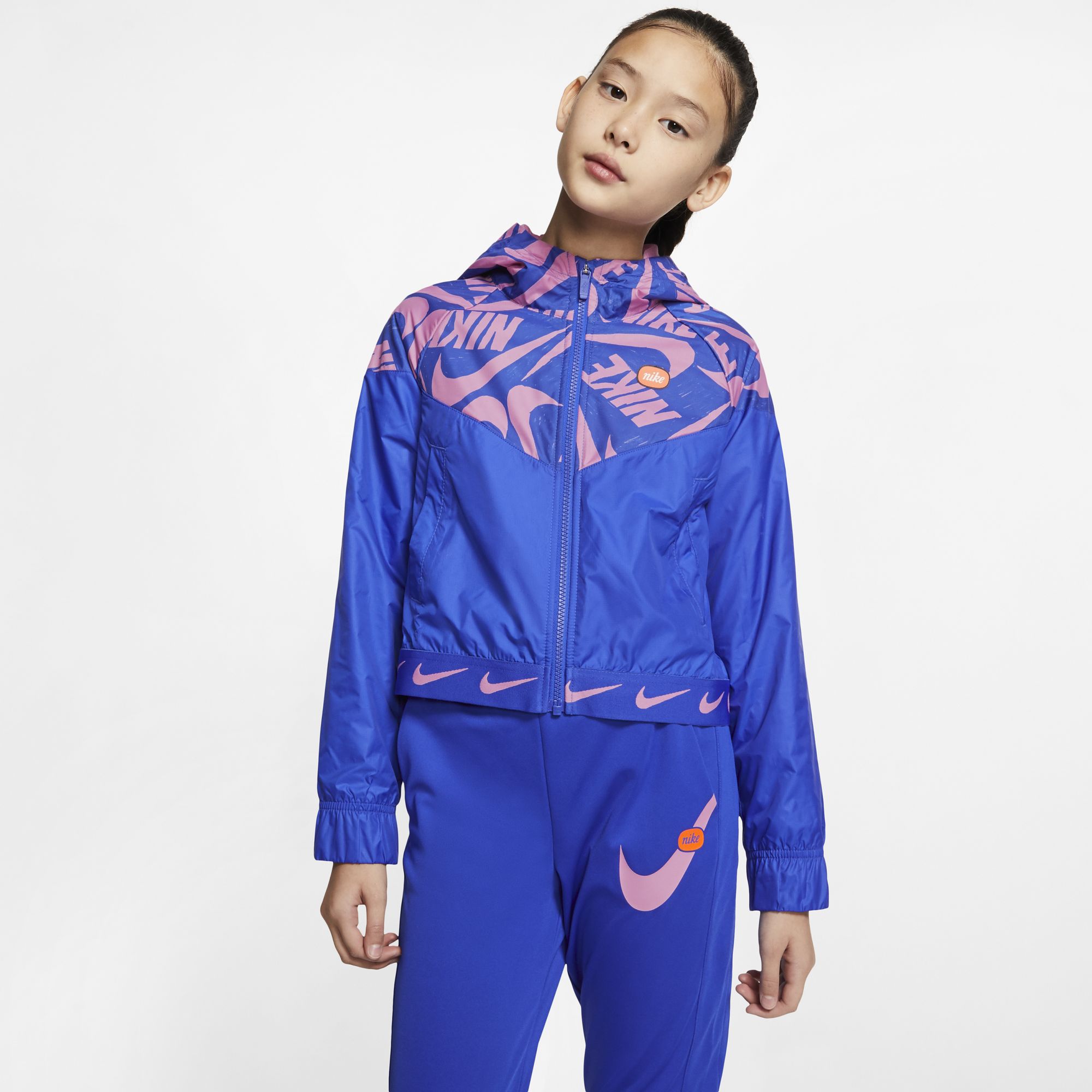 Nike G Nsw Wr Jacket Jdiy Jackets Blue 6thstreet Com Oman