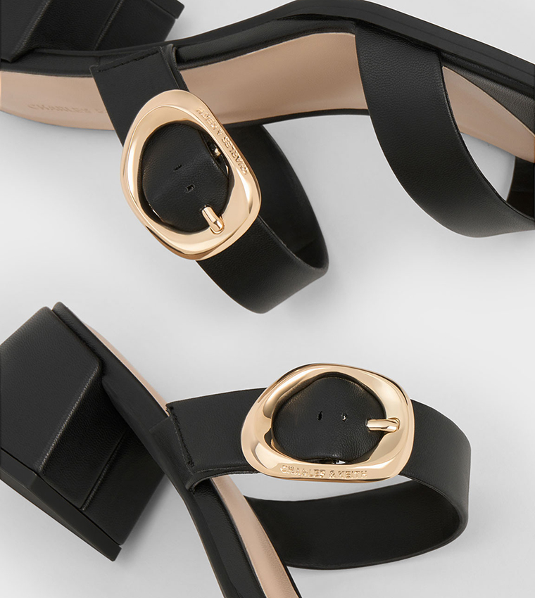 Double Strap Heeled Sandals