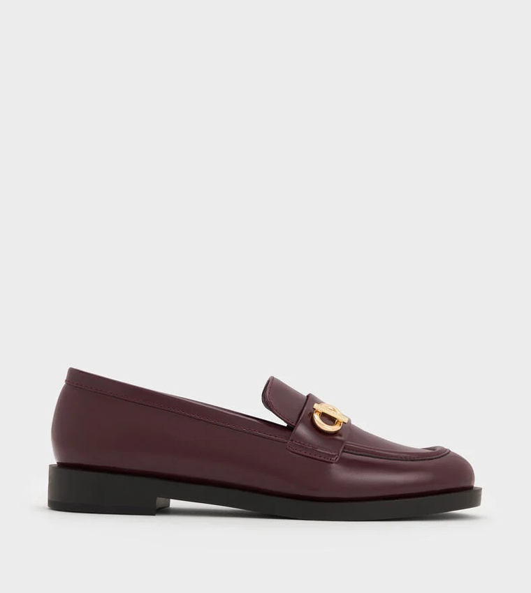 MARLEY Metallic-Accent Loafers