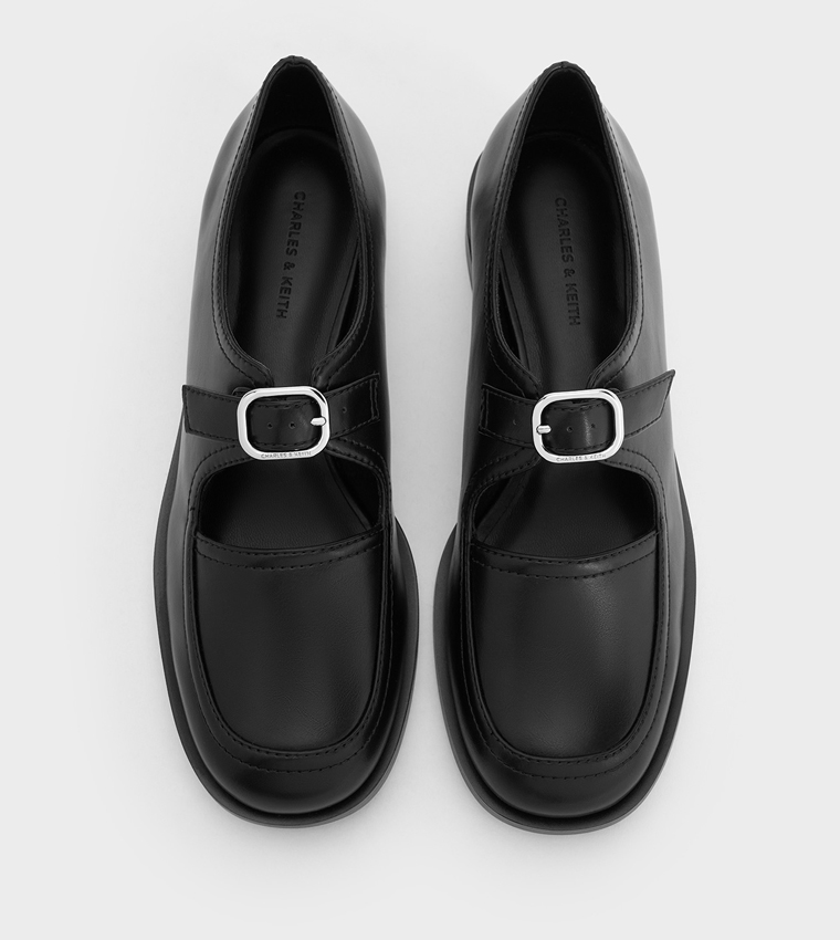 Buckled Cut-Out Mary Janes