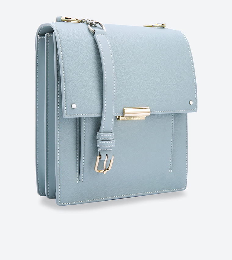 Buy Charles Keith Chain Strap Portrait Messenger Bag Light Blue In Light Blue 6thStreet UAE