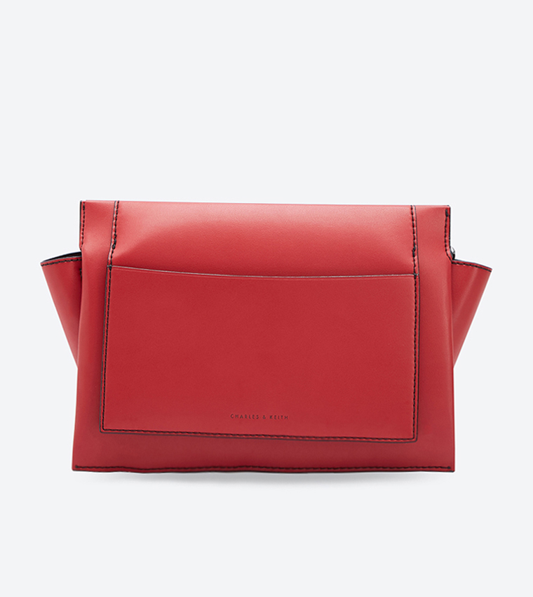 Paper bag clutch charles and online keith