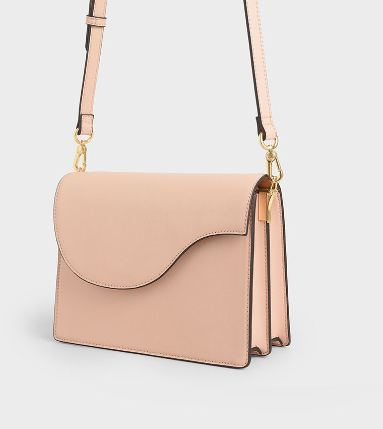 【新品タグ付き】HHOLIC 2wayoff shoulder cutsow Front flap metal handle multi-strap zipped PU leather