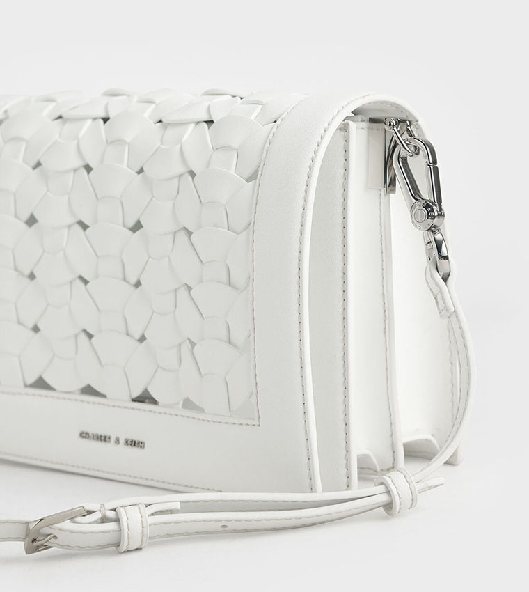 Charles and keith woven shoulder online bag