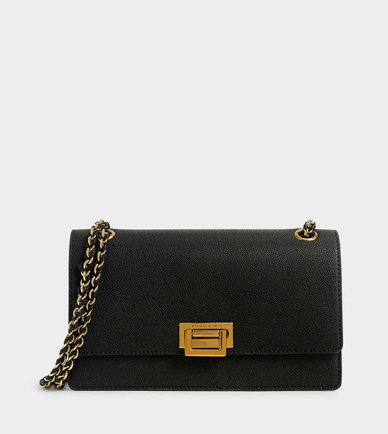 CHARLES & KEITH ブラック クラッチバッグ クラッチバッグ(レディース) | CHARLES & KEITH (チャールズ