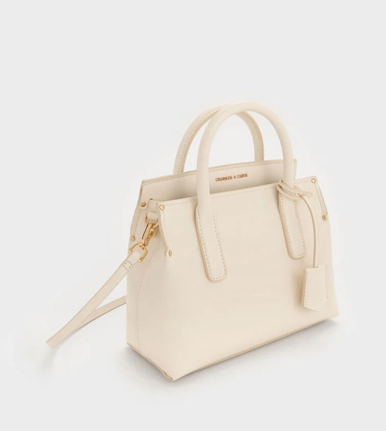 RENE Structured Top Handle Bag