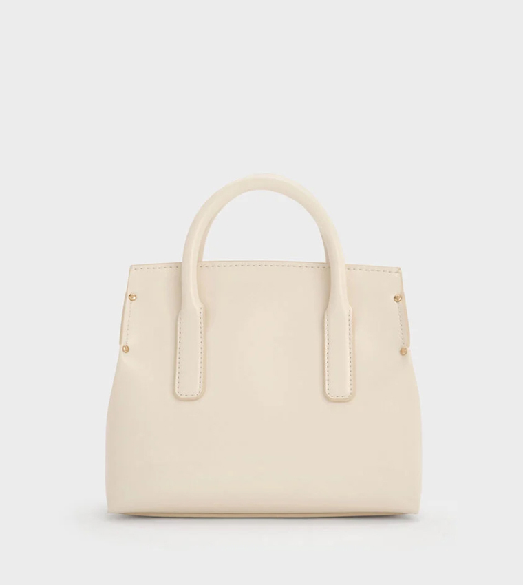 RENE Structured Top Handle Bag