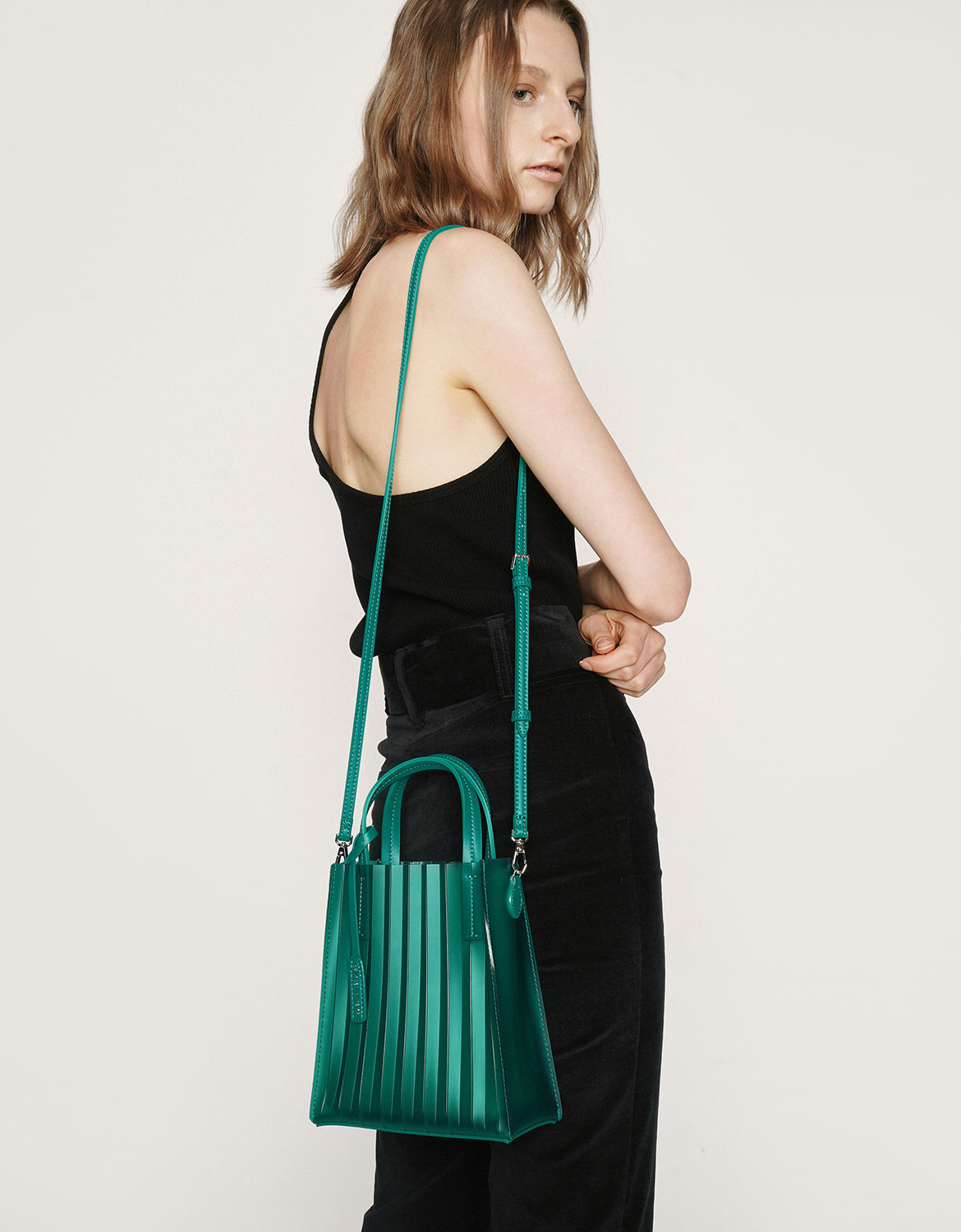 Charles & keith deals translucent tote bag