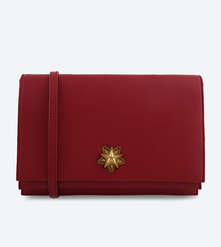 Charles & Keith, Bags, Charles Keith Star Detail Turnlock Sling Bag