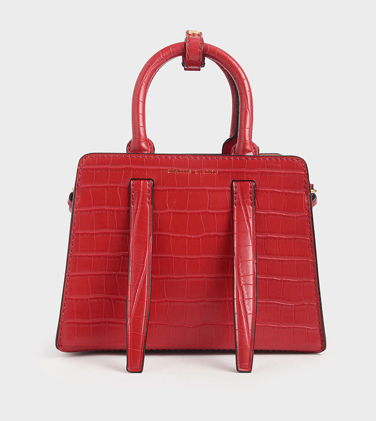 Keith Croc Effect Top Handle Bag Buy Charles Keith Croc Effect Top