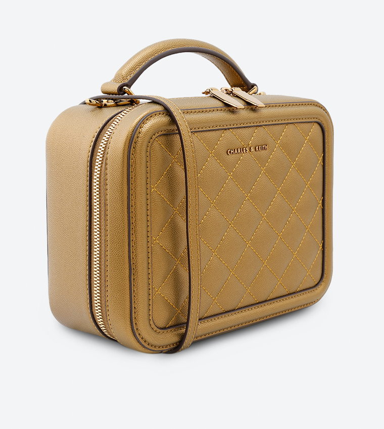 Buy Charles Keith Mini Bag Metallic CK2 50680520 In Metallic