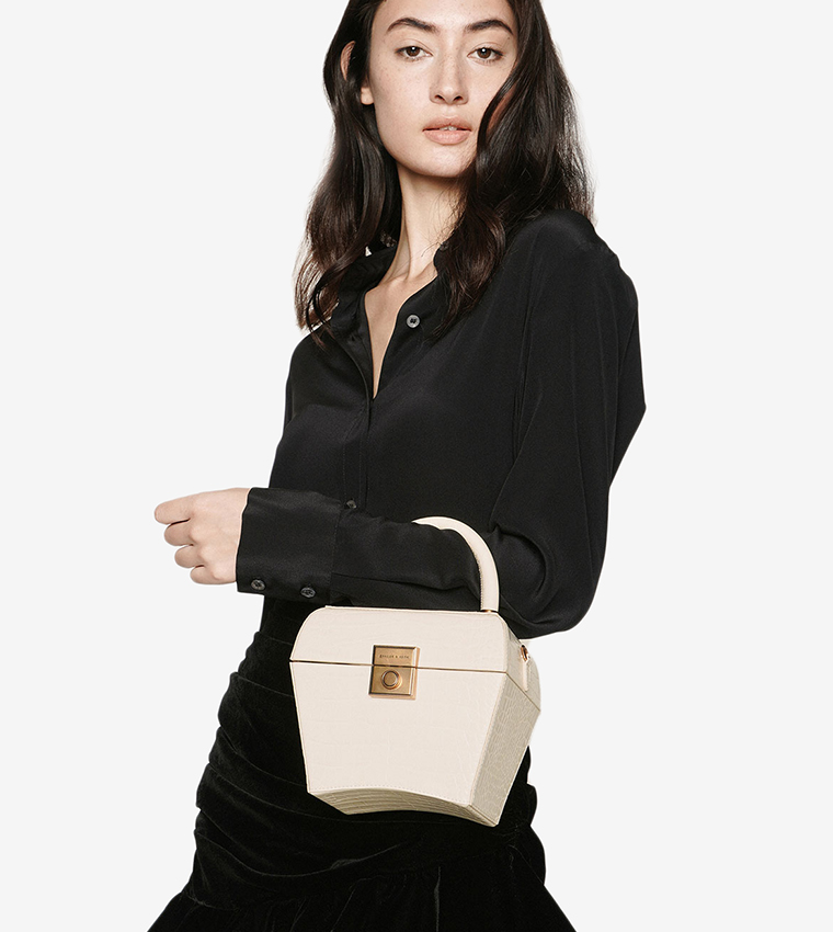 Buy Charles Keith Women Shoulder Bag Cream In Cream 6thStreet UAE