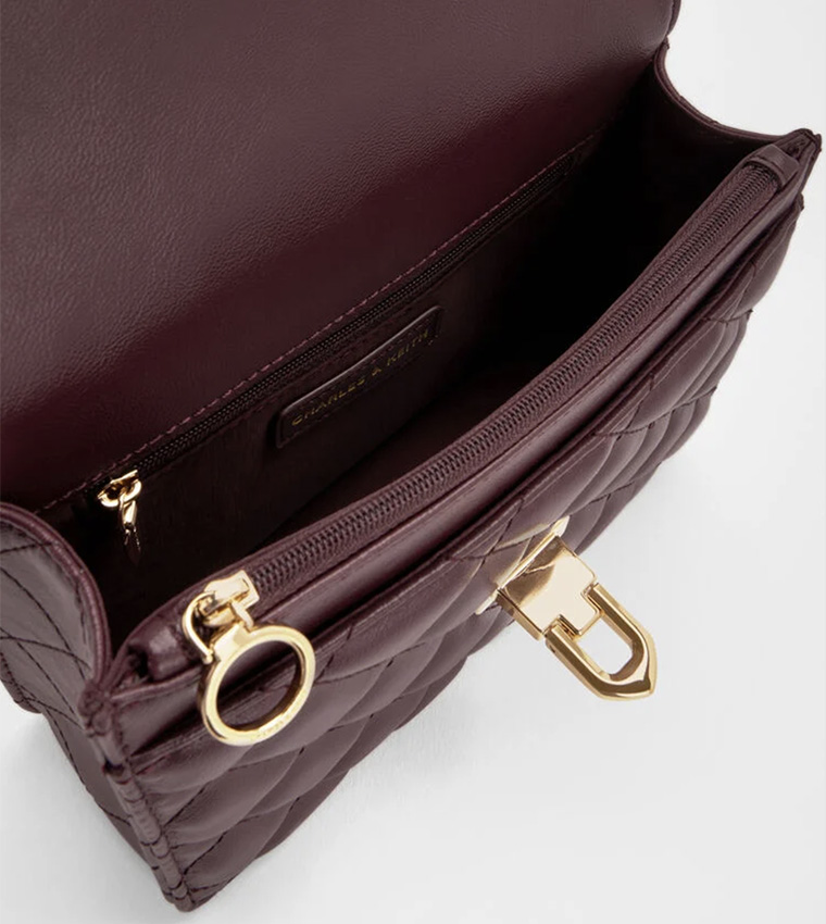 CRESSIDA Quilted Top Handle Bag