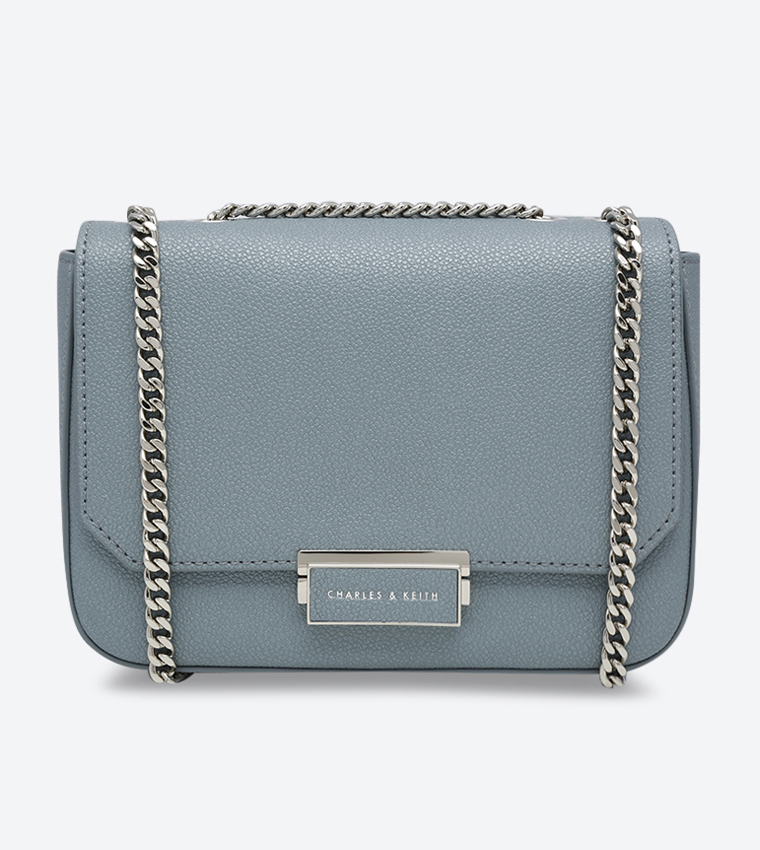 Twist Top Handle Bag - light blue - ShopperBoard
