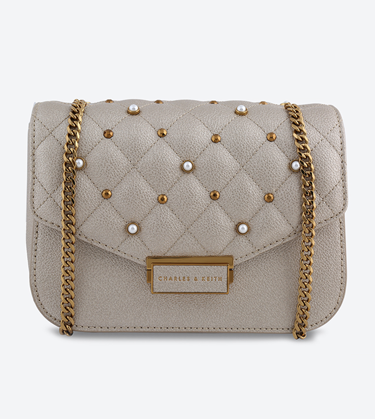 Charles and discount keith studded bag