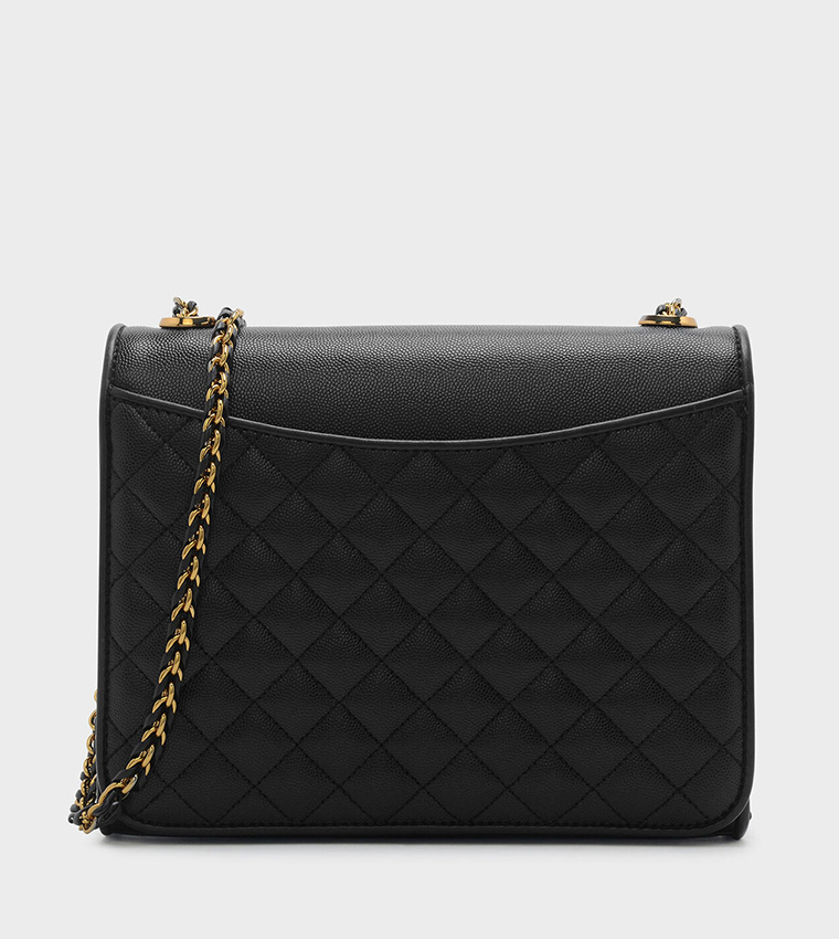 Charles and keith quilted sling bag online