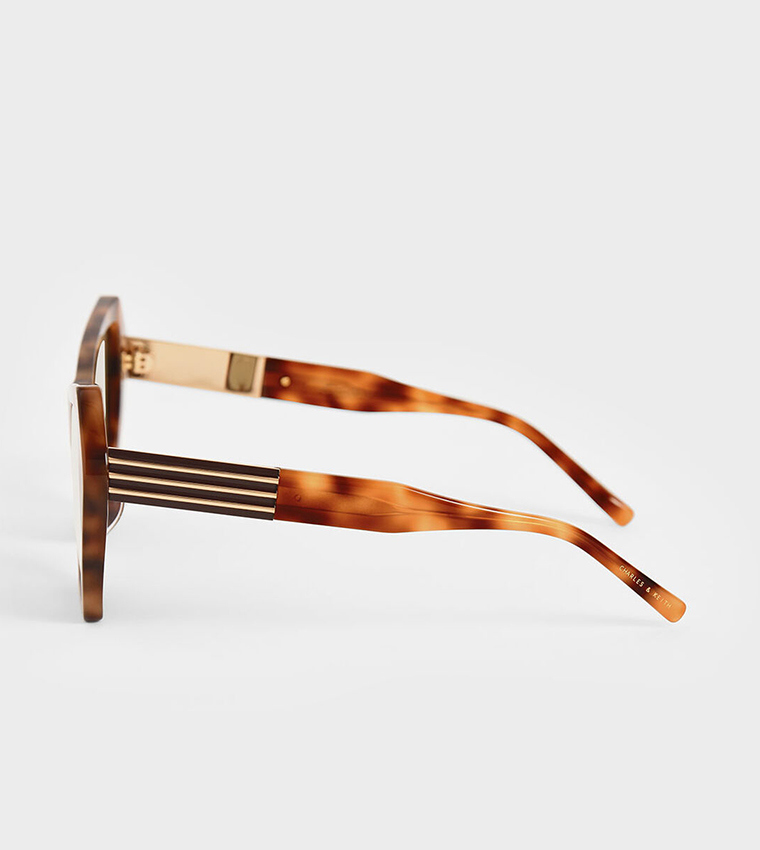 Geometric Frame Sunglasses