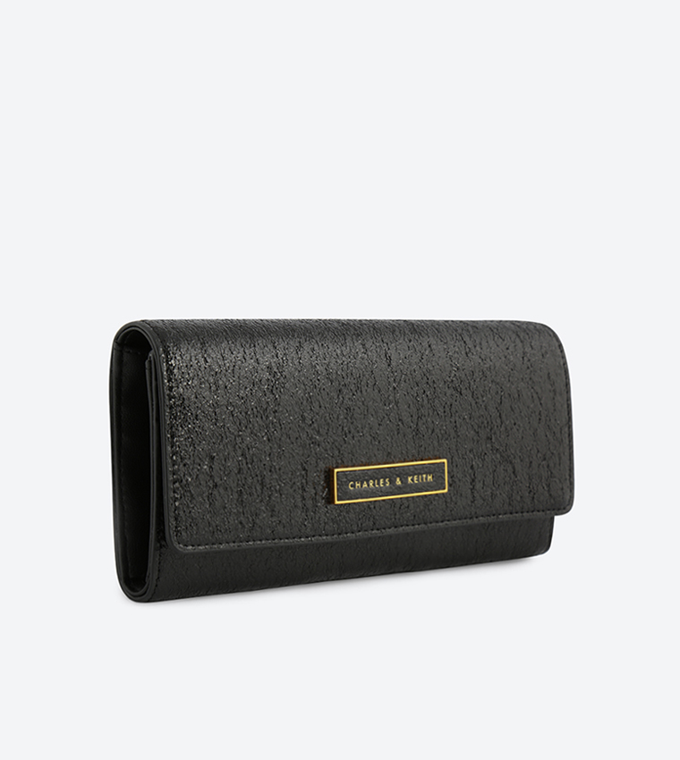 Black Basic Long Wallet, CHARLES & KEITH