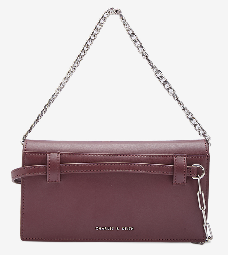 Charles Keith Chain Link Embossed Crossbody Bag Buy Charles