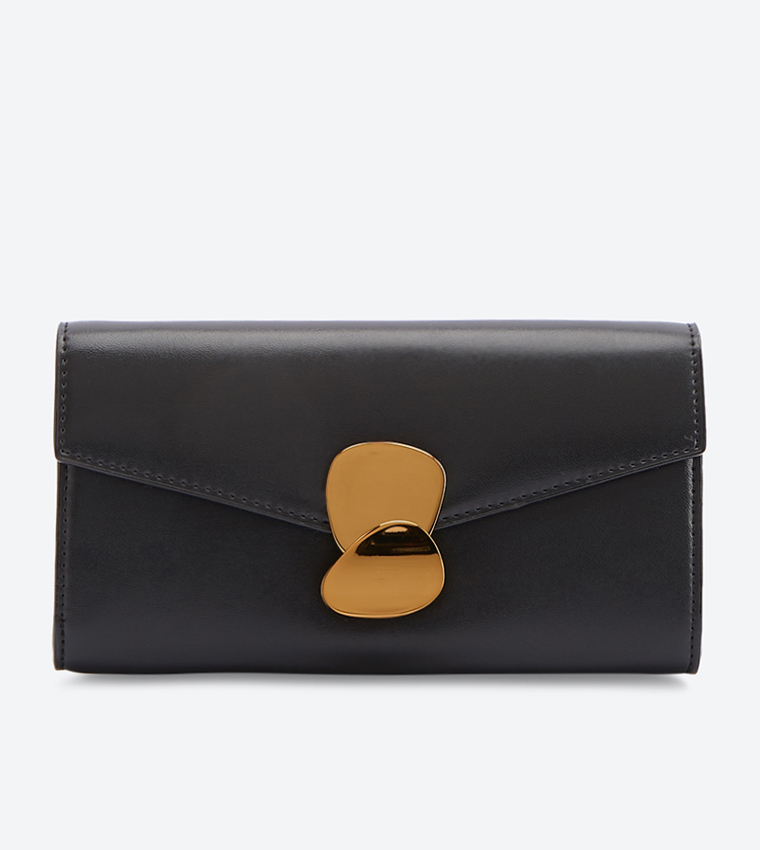 Wallet Charles And Keith Push Lock Buy Charles Keith Metal Detail