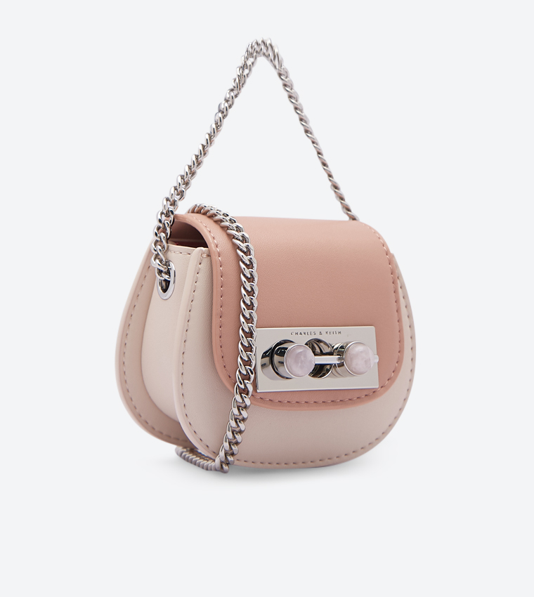 Mini Horse Shoe Key Pouch - Light Pink CK6-40150807