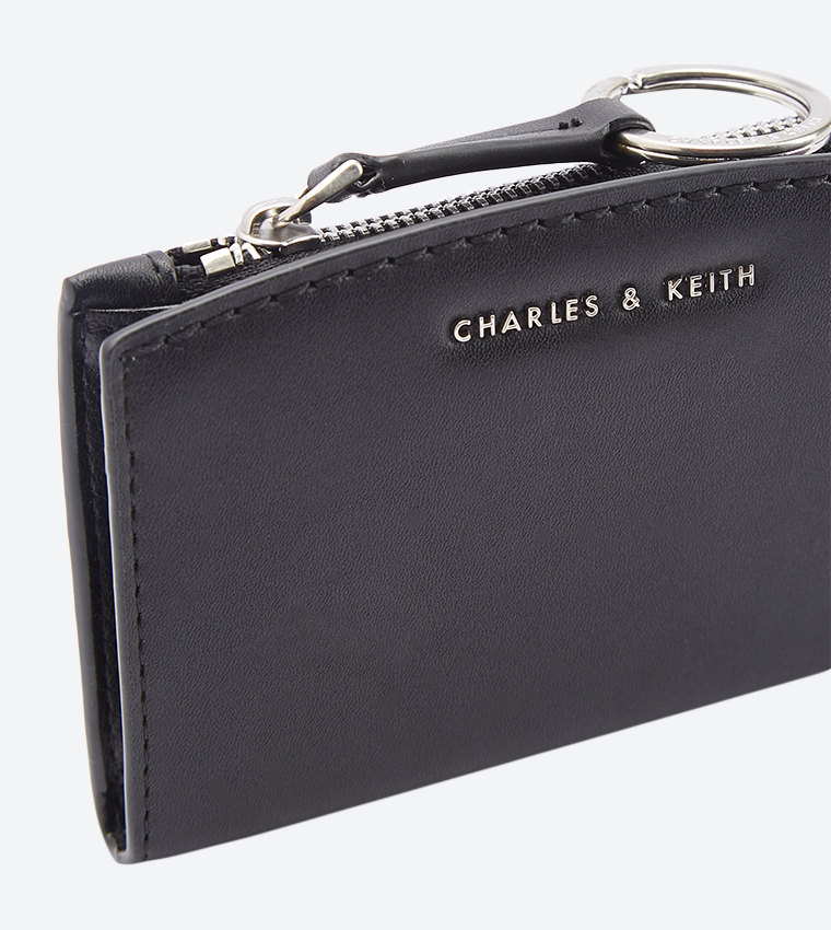 Buy Charles Keith Key Ring Card Holder Black CK6 50680716 In