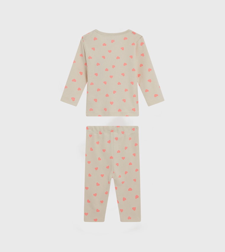 Printed Long Sleeves Pyjama Set