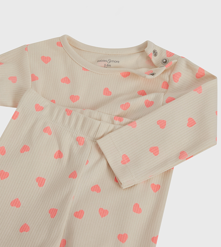 Printed Long Sleeves Pyjama Set