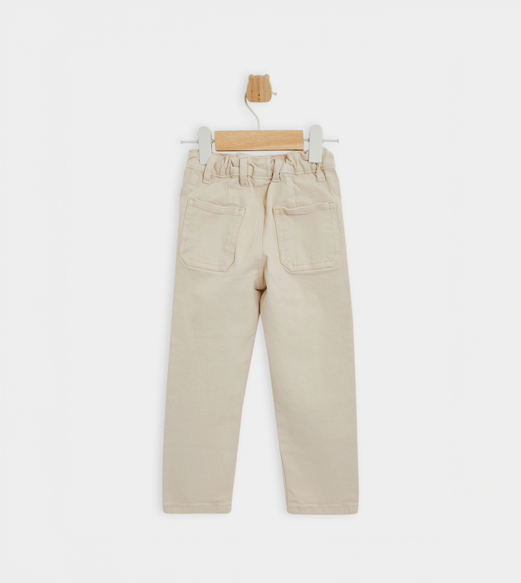 Solid Tapered Fit Jeans